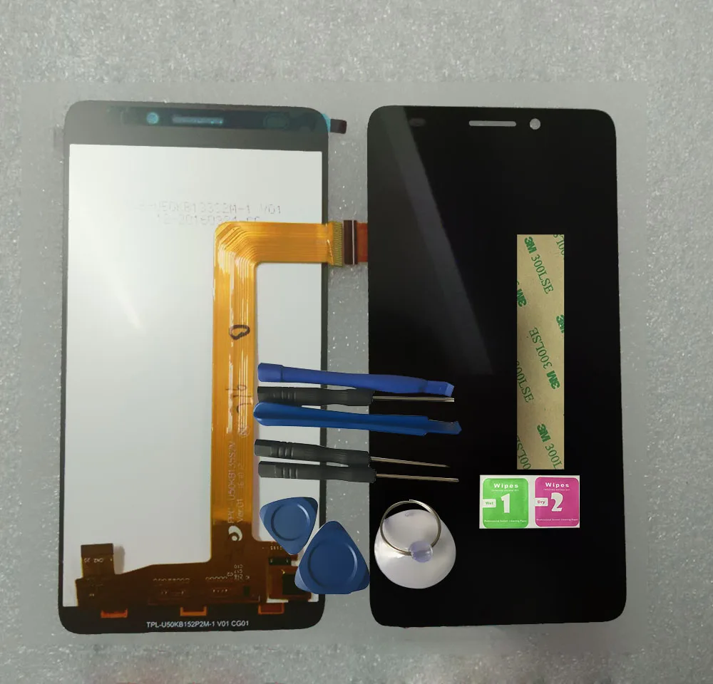 

New For FPC-U50KB135S2M-1 LCD Display With Touch Screen Digitizer Assembly Replacement With Tools+3M Sticker