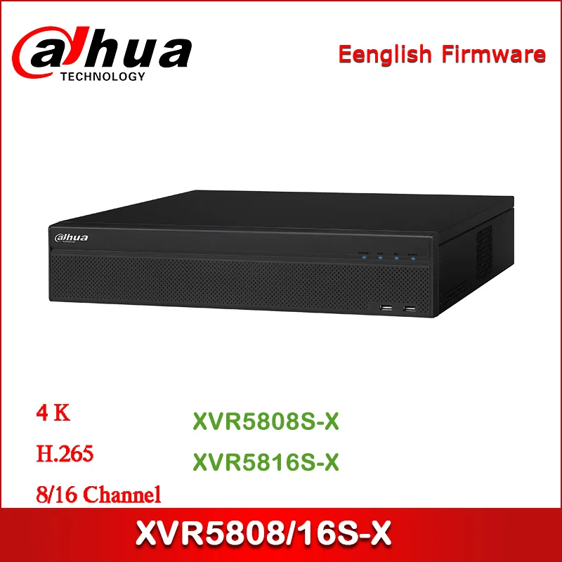 Dahua XVR5808S-X XVR5816S-X 8/16 Channel Penta-brid 1080P 2U Digital Video Recorder Supports HDCVI/AHD/TVI/CVBS/IP video inputs