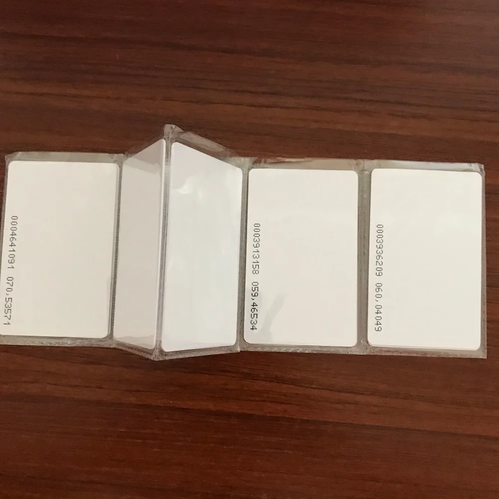 10 шт./лот смарт карта RFID 125 кГц EM4100 TK4100 идентификационная для контроля доступа