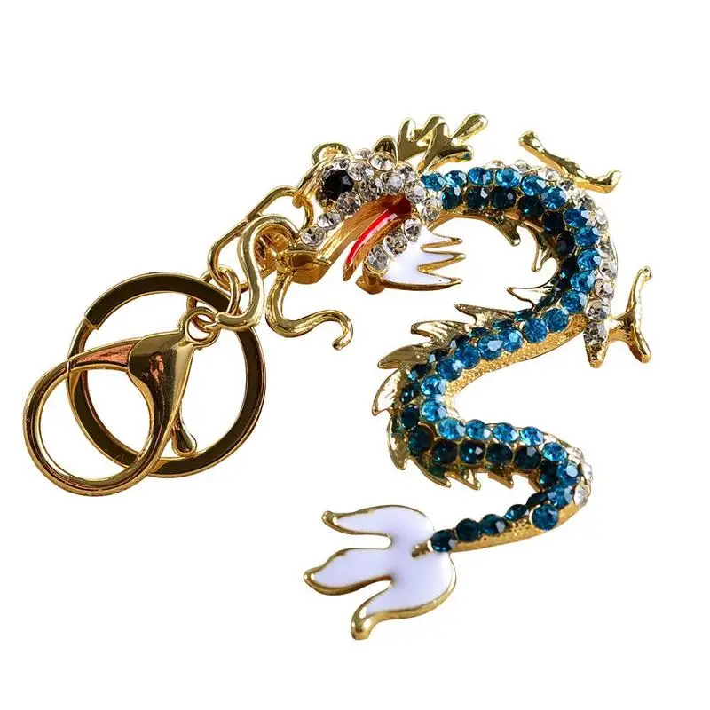Metal Dragon Key Rings Car Key Chain Key Holder Creative Chinese Style