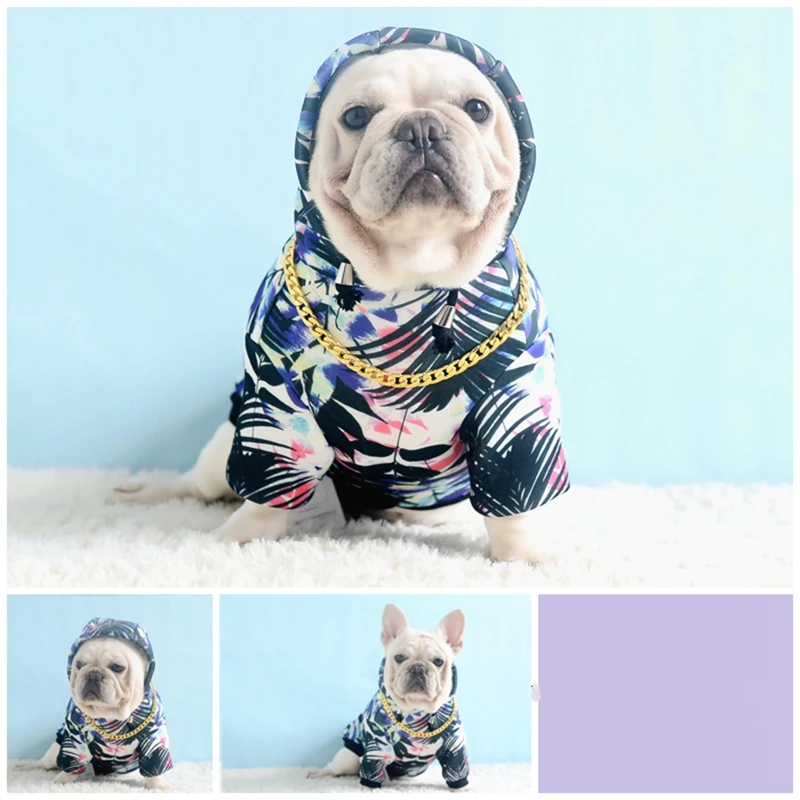 

Pet French Bulldog Vacuum Cotton Printing Hoodies