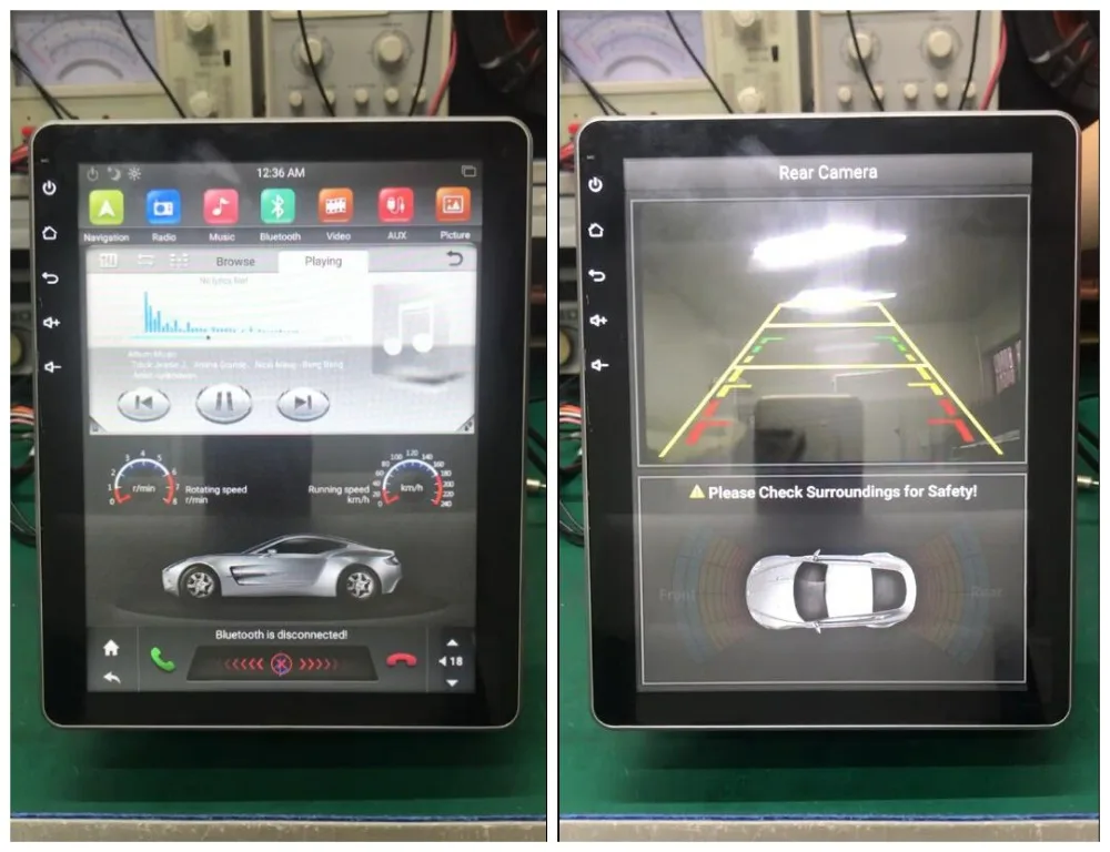 Discount Rotatable Tesla style Screen 2 din 9.7" Quad Core Android 7.1 Universal Car dvd Player RDS Radio GPS Bluetooth WIFI Mirror link 1