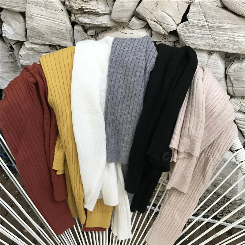 

Taotrees Spring Women Small Shawl Knitted Short Cardigan Crochet V-neck Jacket Spring Female Thin Short Cardigan Knitted Sweater