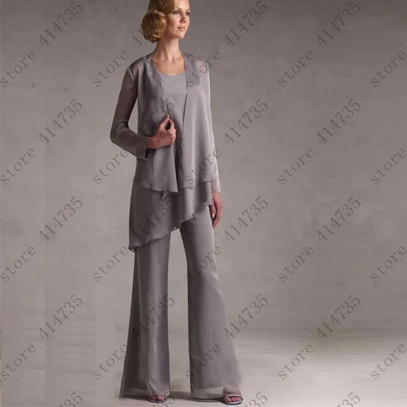 

2019 Customized mother bride formal pant suits 2-20w vestidos de madre de la novia de pantalon mother of bride dress