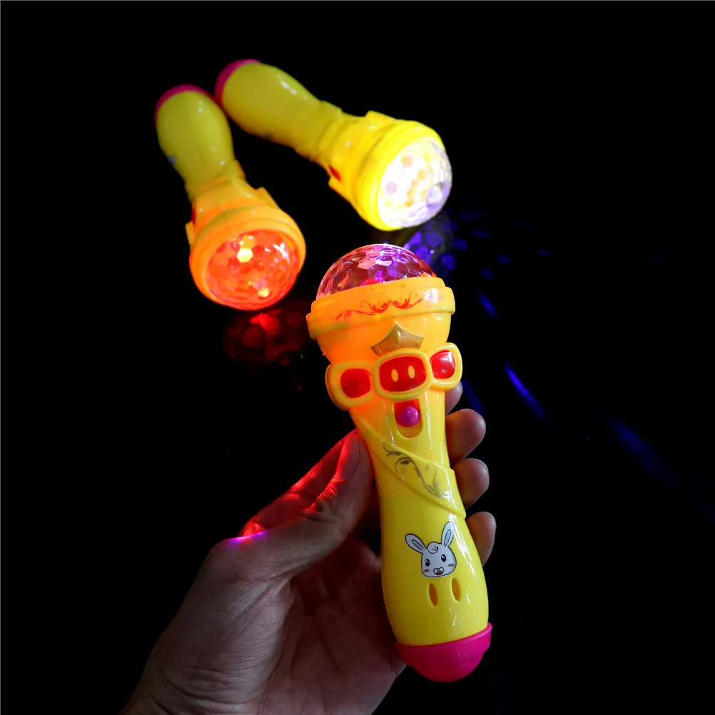 Kids Cute Pig LED Light Up Colorful Flashing Toy Children Flash Stick