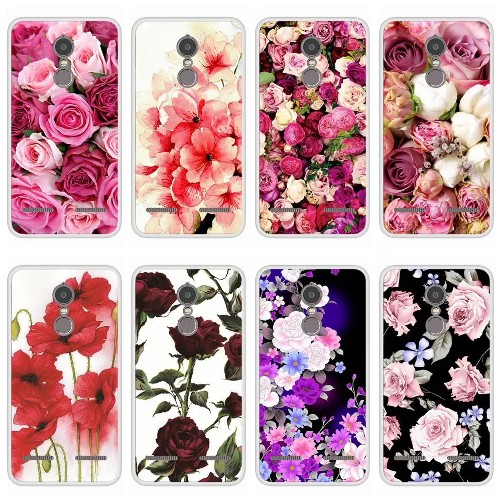 

Case For Lenovo K6 Power Soft Silicone TPU Floral Flower Patterned Printing Phone Cover For Lenovo K33A42 Case Cover