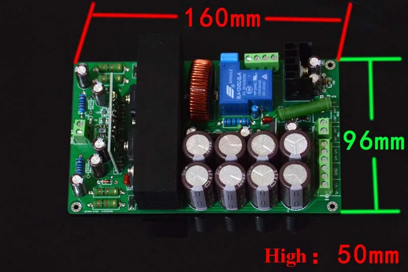 1000 Вт усилители HiFi аудио IRS2092+ IRFB4227 класс D моно цифровой усилитель мощности доска сценический Усилитель мощности доска B5-006