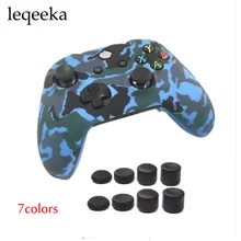Силиконовый защитный чехол для XBox One X One S контроллер защитный камуфляжный чехол с 8 шт. силиконовый захват большого пальца шапки