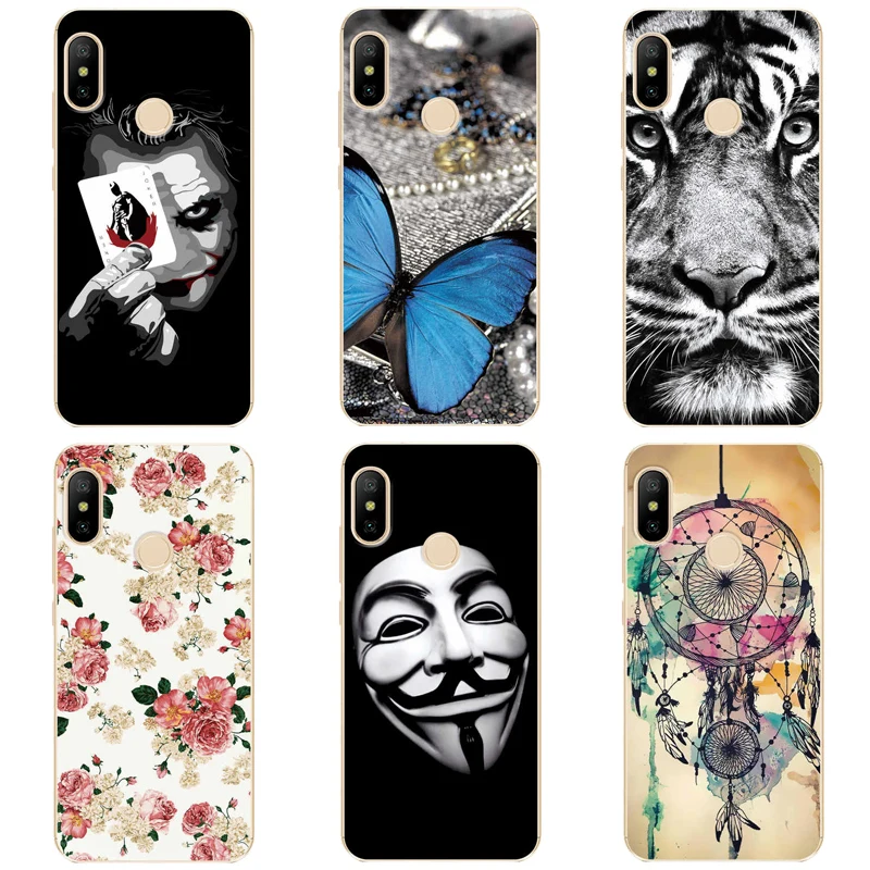 

For Xiaomi Mi A2 Lite Case Phone Back Cover Protection Shell Cute Patterned Case For Xiaomi Mi A2 Lite A2Lite 5.84" Cover Fundas