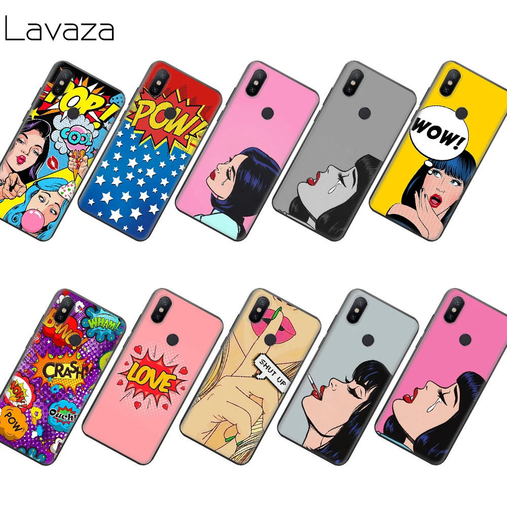 Lavaza pop art comic TPU Case for Xiaomi MI Redmi Poco X2 K30 Note 8T 10 6 8 9 9se A1 A2 A3 MAX 3 Lite Pro Plus f1 | Мобильные