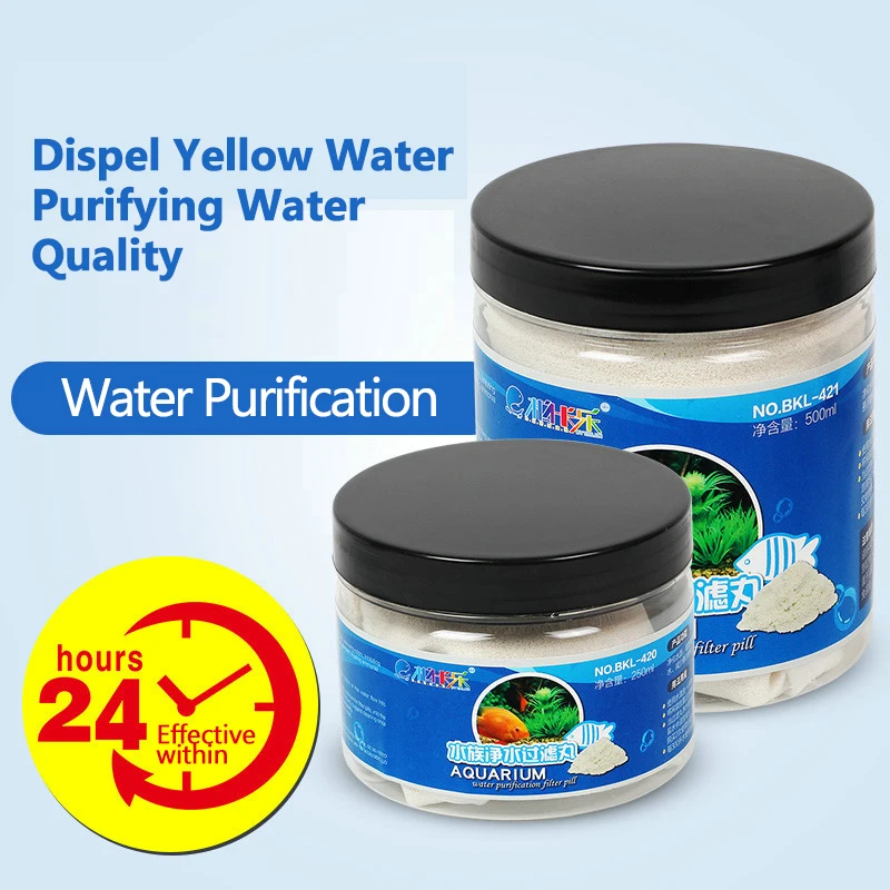 

Fish Tank Filter Cotton Remove Yellow Water Deodorant Aquarium Water Purifier Decontamination Pill Activated Carbon Dirty Pill