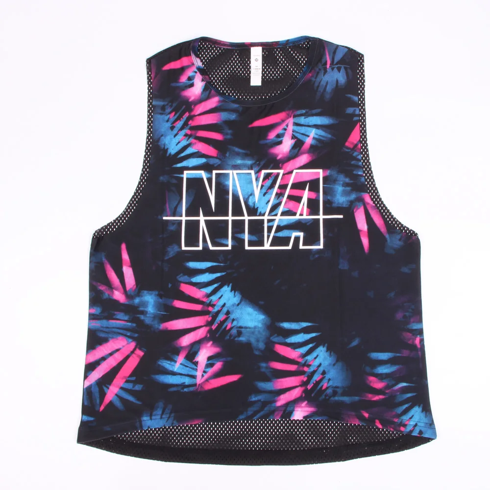 

2018 Sexy Letter Printed Women Shirt Yoga Top Quick-Dry Running Shirt Tops Breathable Sports Jerseys Gym Tank Top Sport Clothing