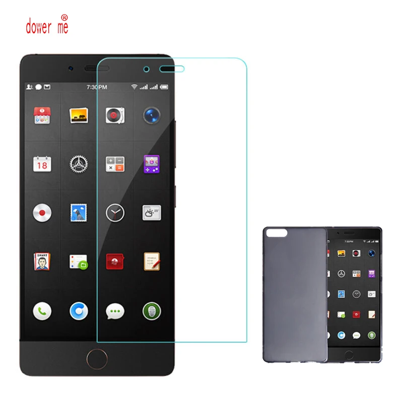 Dower me новый защитный мягкий ТПУ чехол для смартфона Smartisan Nuts Pro + закаленное стекло