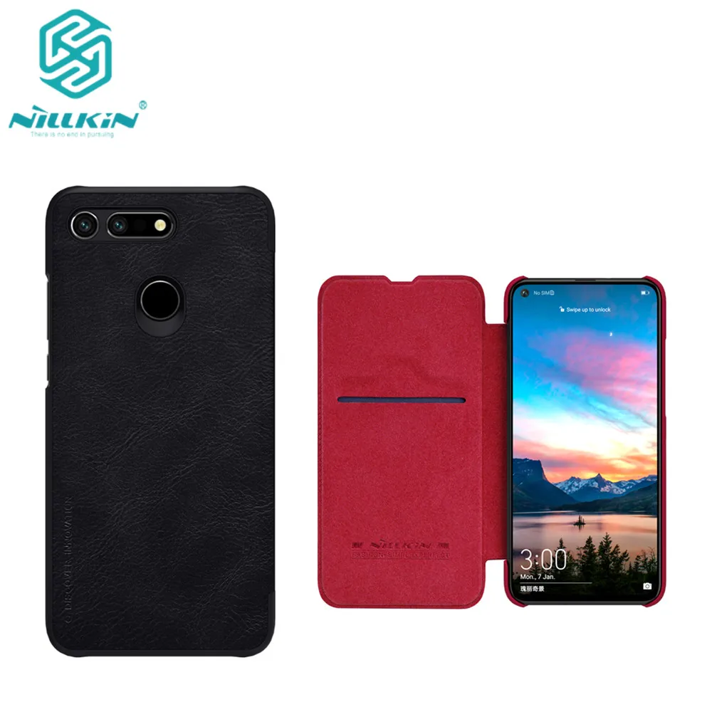 

Case for Huawei Honor View 20 cover NILLKIN Qin Vintage Wallet Flip Cover Case funda for huawei honor V20 Flip PU Leather Case