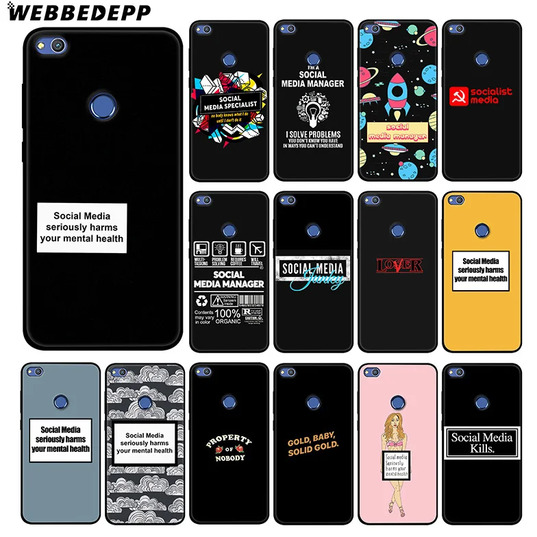 WEBBEDEPP Мягкий силиконовый чехол для Huawei Honor Mate 20 10 8X 8C 8 6A 7A 7X 7C Lite Pro ТПУ |