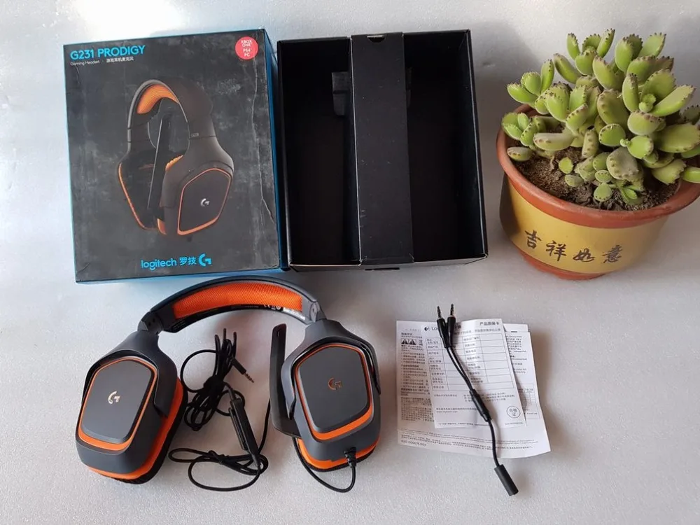 

USED G231 logitech Stereo Gaming Headset NOISE-CANCELING free shipping