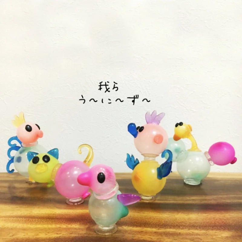 High quality magic adhesive music wave oonies children DIY handmade creative sticky ball fun bubble inflator toys