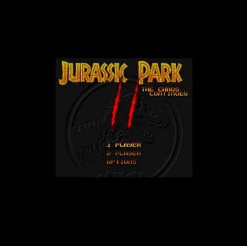 

Jurassic Park Part 2 - The Chaos Continues NTSC Version 16 Bit 46 Pin Big Gray Game Card For USA Game Players