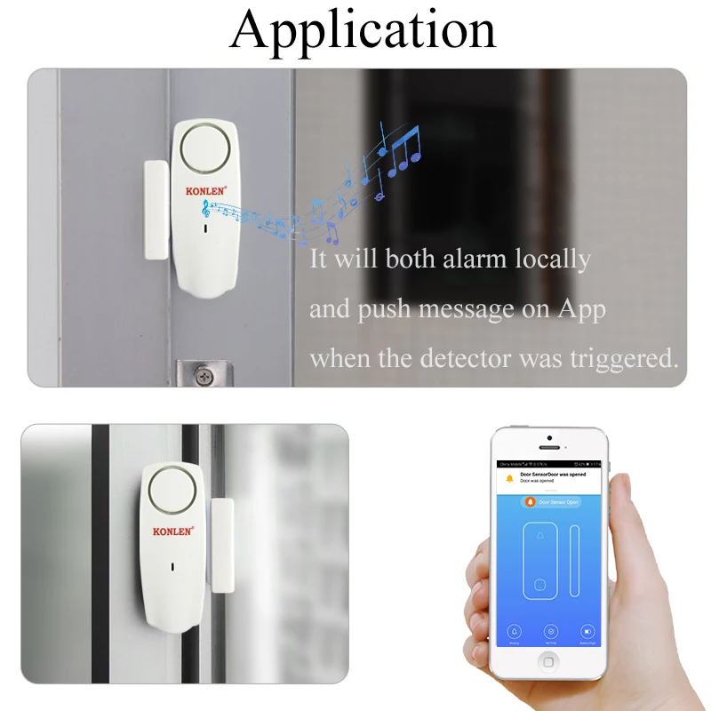 Wifi door window open alarm 2