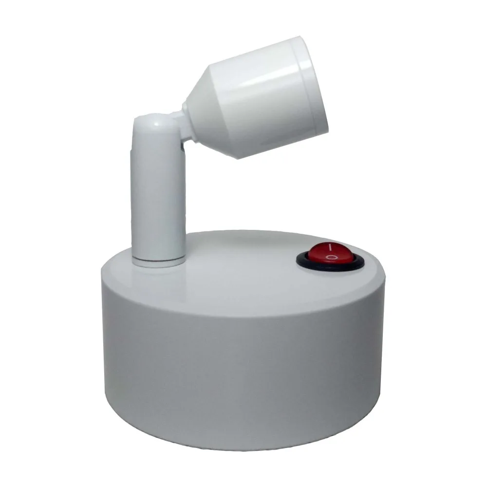 

White Dry cell battery small LED spotlight small wireless wall lights desk lamp showcase display background light SD71B