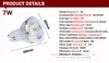 Gu10 Led Dimmable Led Spotlight Bulb Light 15W 10W 7W Gu10 Led Cob Spot Light Lamp Gu10 Led Bulb AC85-265v Lampada ► Photo 2/6