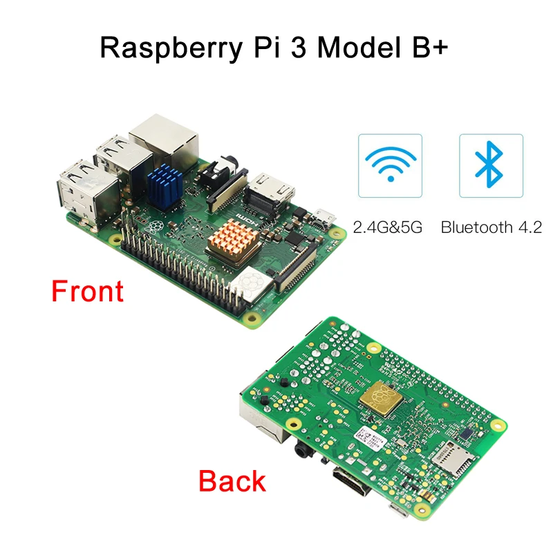 Raspberry Pi 3 теплоотвод 1 алюминий+ 2 Медь 1 с логотипом охлаждающая подставка Disipador радиатор кулер для Raspberry Pi 3 B