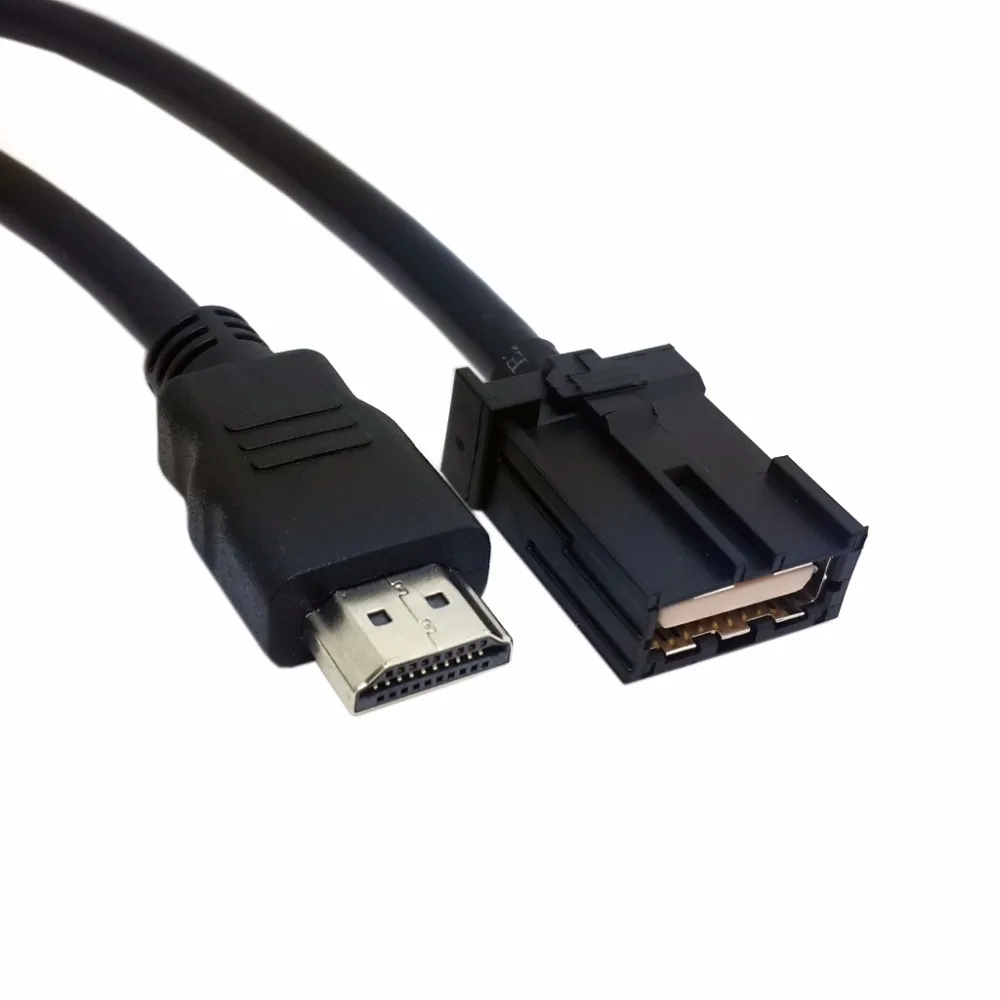 HDMI 1.4 Type E Male to Type A Male Video Audio Cable 1.5M Automotive Connection System Grade Connector for Hyundai H1 Car