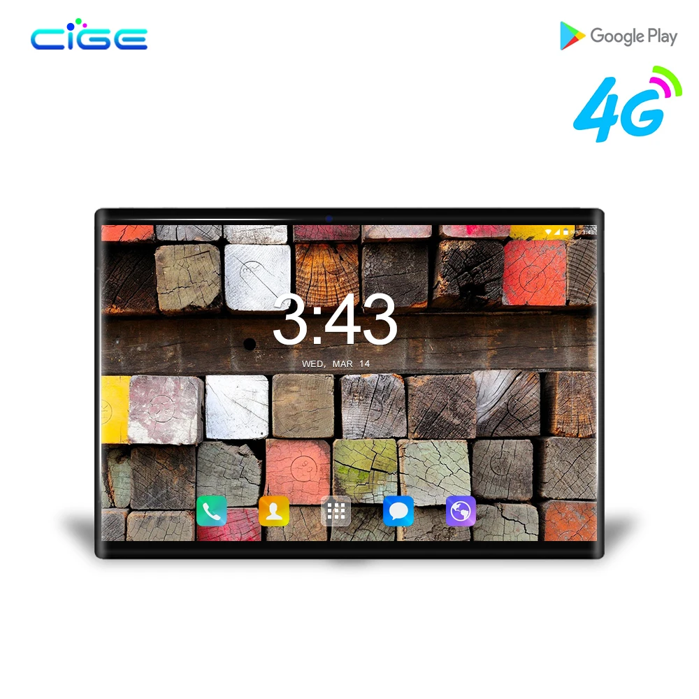 CIGE N9 4G LTE Android 8,0 смарт планшетный ПК 10,1 дюймов Восьмиядерный планшет компьютер ОЗУ 4 Гб ПЗУ 64 ГБ 1280X800 8MP gps wifi FM + подарок