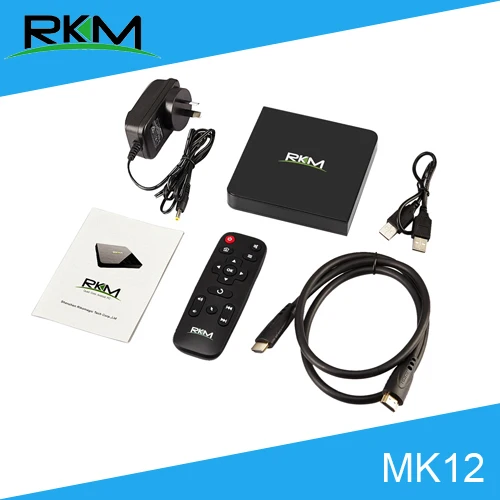  [Free DHL] RKM MK12 Quad Core Android4.4 TV Box Amlogic S812 2GB DDR3+16GB Built-inXBMC/Bluetooth - 20pcs 