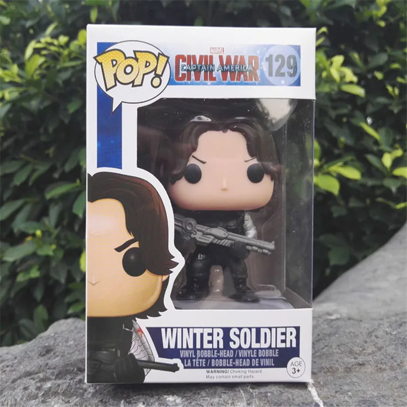 Funko Pop фильм Капитан Америка 3 Черная Вдова зимний солдат фигурка игрушки для