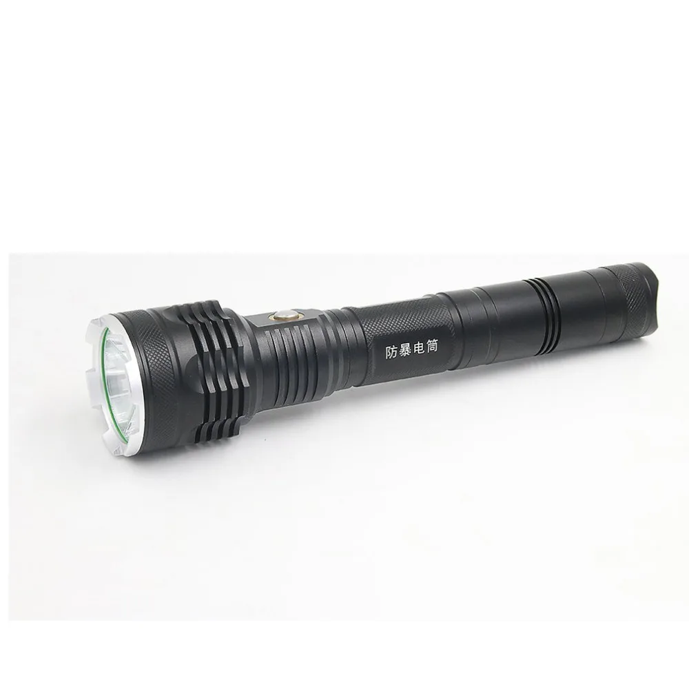 Длинная ручка SOS функция фонарик светодио дный яркий светодиодный алюминиевый сплав водостойкий Открытый Кемпинг пеший Туризм Охота