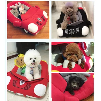 Dog Car Shape Bed 3