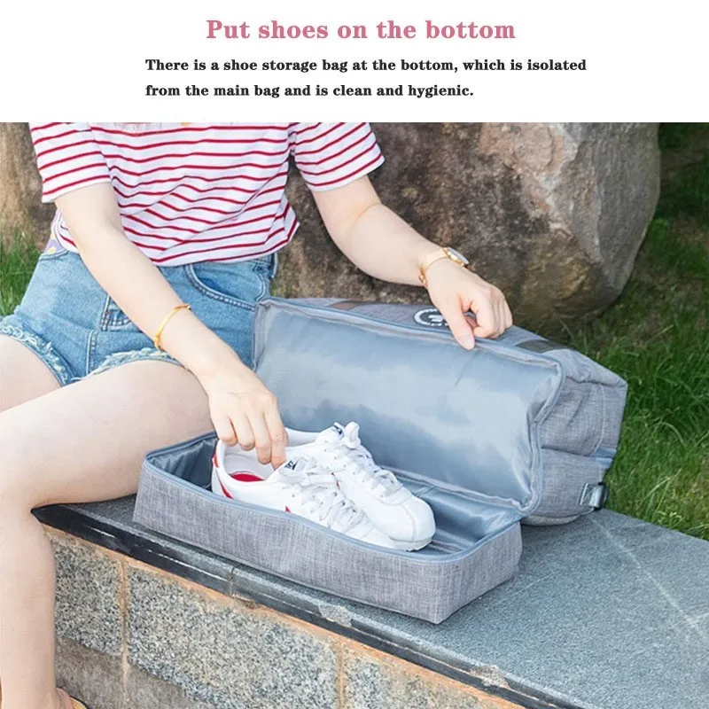 New Hot Dry Wet Separation Swimming Bag Beach Waterproof Shoe Bag Travel Clothes Toiletries Storage Bag Fitness Organizer