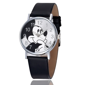 Watches Women Men Boys Girls Watch Cartoon Leather Quartz Wristwatch Clock Kids Children Reloj Relogio Saati Montre cars rubber flower strap children watch kids cartoon watches sports quartz wristwatch boys clock montre enfant reloj infantil