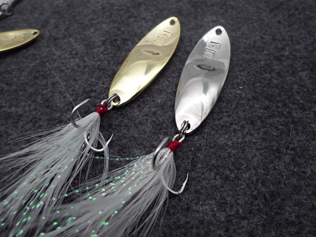 5g 7g 10g 15g Spoon Lure Metal Fishing Lure 2 colors Bass Hard Baits Pesca Peche Fishing Tackle Wobblers