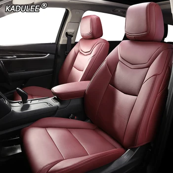 

KADULEE Custom Leather car seat covers For Buick Regal LaCROSSE Excelle Park Avenue ENVISION GL8 SAIL Encore GL6 Enclave covers