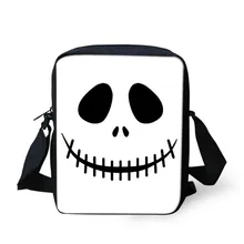 THIKIN Хэллоуин Череп сумка для детей Skellington взрослый Кроссбоди Книга Сумка Рождественский маленький мешок Повседневный чехол подарок для детей