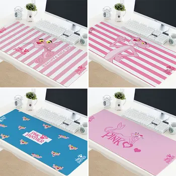 

Pink Panther Super Lager Size XL 300 * 780mm Waterproof Rubber Mousepad Cute Design Colorful Office Use Table Mat Gaming Pad
