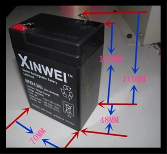 Free-shipping-6V-4AH-lead-acid-battery-rechargeable-battery-Children-s-electric-car-battery