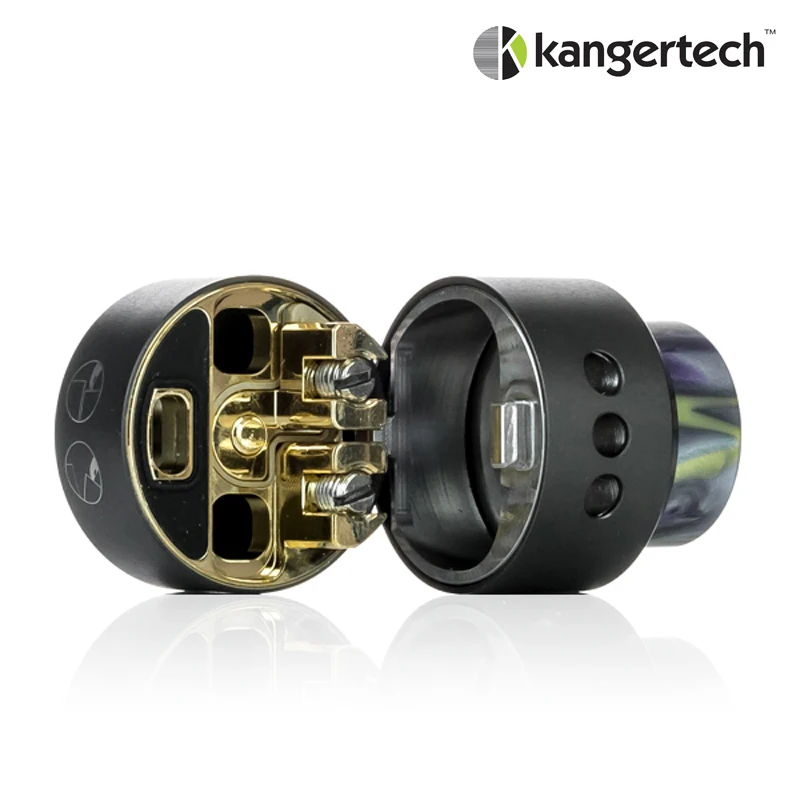 Настоящий Kanger AITE RDTA обслуживаемый бак 2 мл с катушкой Clapton от KangerTech Grey|Атомайзеры