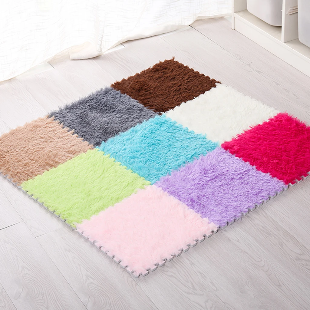 10 Pack 30x30 cm Kids Puzzle Exercise Mat EVA Foam Interlocking Tiles Cushions Flooring Protective Mats for Home Living Room | Дом и сад