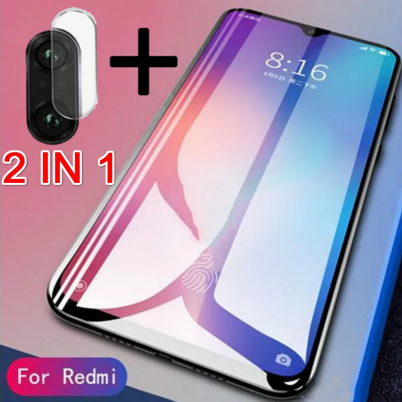 

2 in 1 Camera Tempered Glass For Xiaomi Mi 9T Pro 5X A1 Redmi K20 Note 7 Pro Screen Protector For Redmi 7A 5plus protective Film