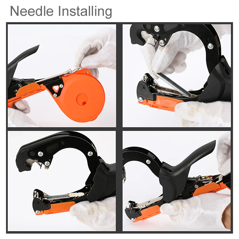 GHIXACTO Tying Machine Plant Garden Plant Tapetool Tapener Set Branch Tying for Vegetable Grape Tomato Cucumber Pepper Flower
