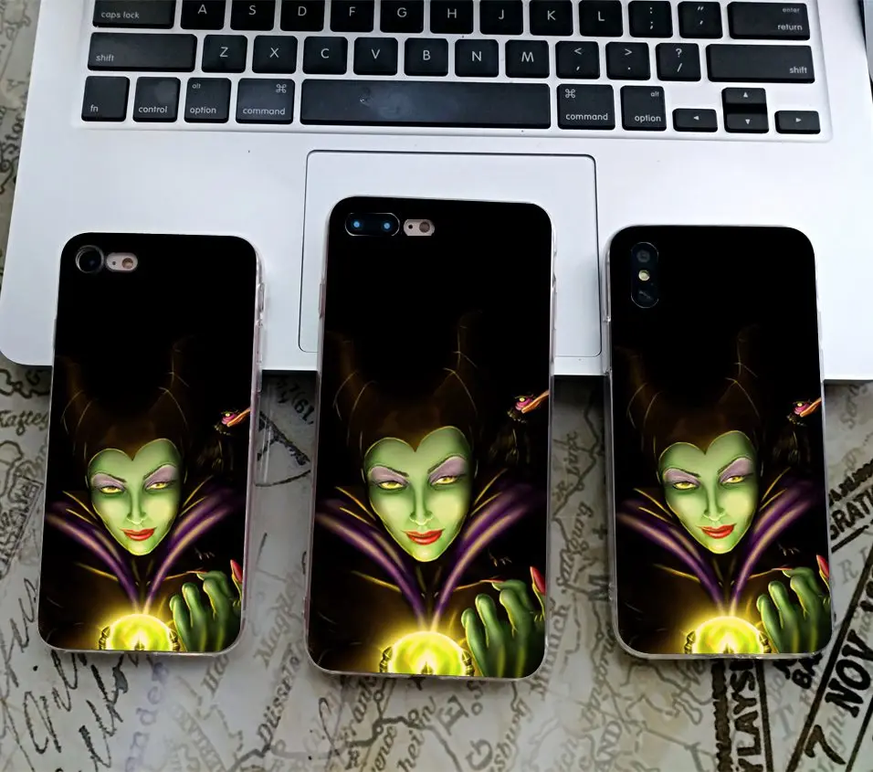 Чехол Minason Angelina Jolie Maleficent Selfie для iPhone X 5 S 5S XR XS Max SE 6 6S 7 8 Plus прозрачный мягкий силиконовый чехол