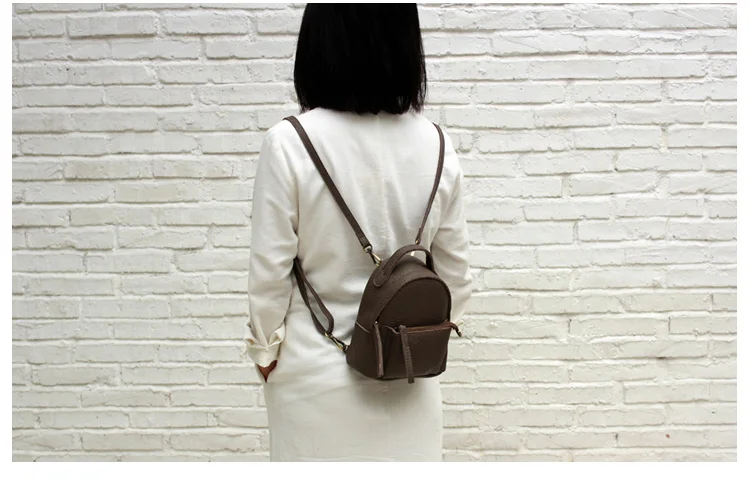 Новое поступление, маленький женский рюкзак из натуральной кожи, высокое качество, коровья кожа, маленькая школьная сумка для девочек, сумка через плечо