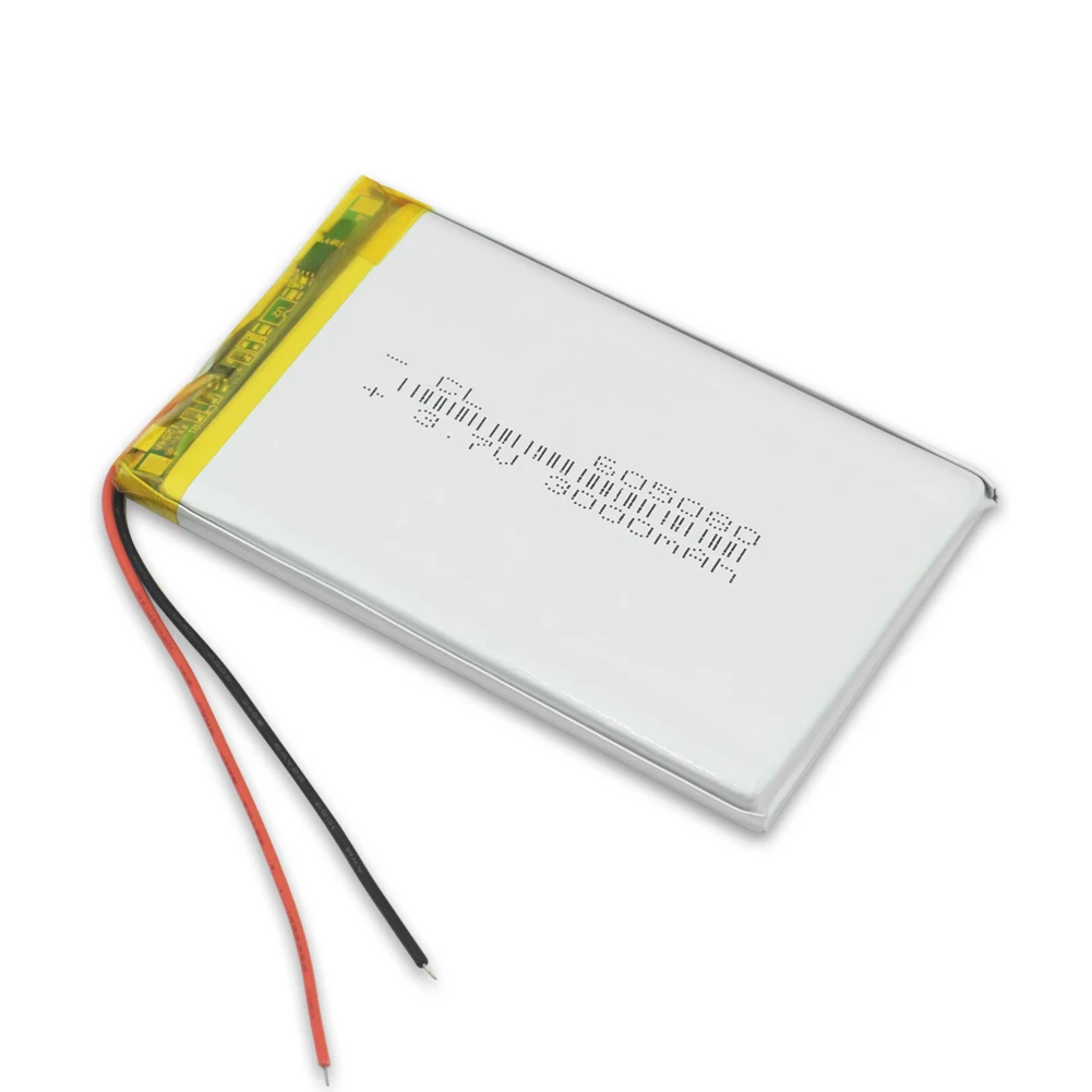 Литий-полимерный аккумулятор Батарея 605080 3,7 V 3000mAh Lipo для Mp4 планшета(1 шт.)/2/4 pcsTablet gps электрические игрушки Bluetooth Динамик переговорное устройство