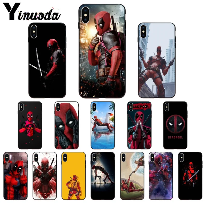 

Yinuoda Hero Deadpool Custom Photo Soft Phone Case for iPhone X XS MAX 6 6s 7 7plus 8 8Plus 5 5S SE XR cover