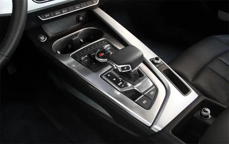 Автомобиль Нержавеющая сталь Наклейки прокатиться перчатки крышку коробки стайлинга автомобилей интерьера хромированной отделкой полоса Интимные аксессуары для Audi A4 B9