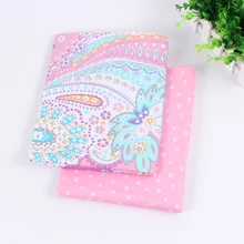 2pic/лот 40* см 50 см хлопок ткань для Вышивание подушки детские юбка из занавески tissu ручной работы ткань для самодельных кукольных платьев лоскутное S одеяла t014