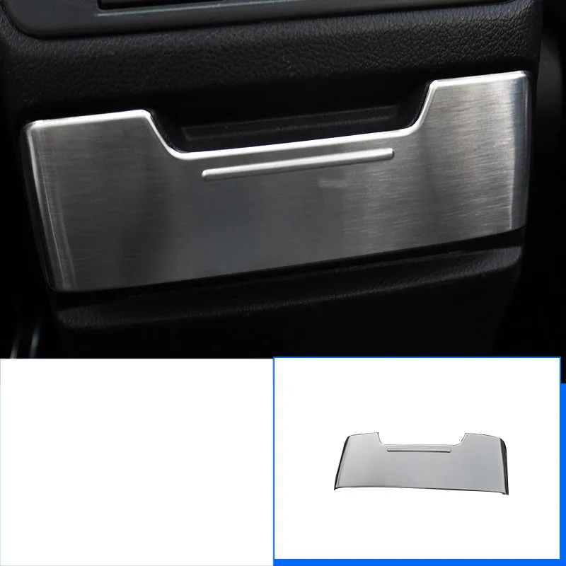 

lsrtw2017 stainless steel car armrest ashtray panel trims for subaru outback 2015 2016 2017 2018 2019 legacy b4
